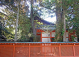 金澤神社本殿覆殿右側面