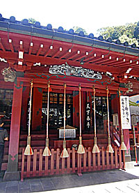 箱根神社拝殿向拝右より