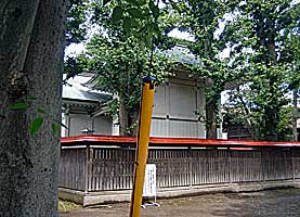 お三の宮日枝神社本殿左背面