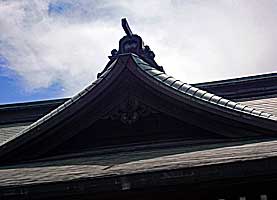 お三の宮日枝神社拝殿破風