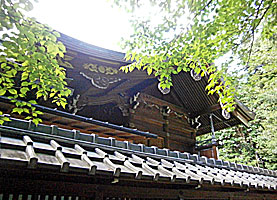 粟田神社本殿左より