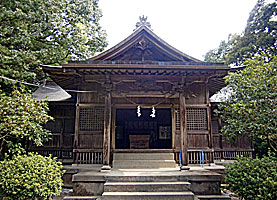 江田神社拝殿正面