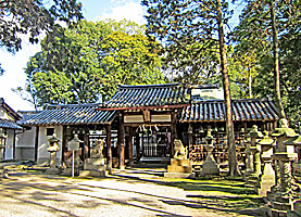 大安寺八幡神社（元石清水八幡宮）割拝殿左より