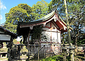 大安寺八幡神社（元石清水八幡宮）本殿左側面