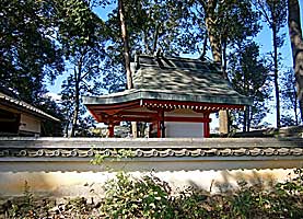 平群坐紀氏神社本殿左側面