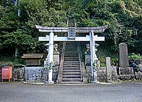 生駒山口神社社頭