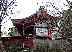 金峯山寺威徳天満宮社殿左側面