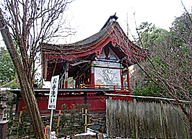 金峯山寺威徳天満宮社殿左側面