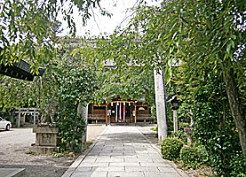 三輪坐恵比須神社参道
