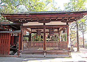 奈良町天神社幣殿右側面