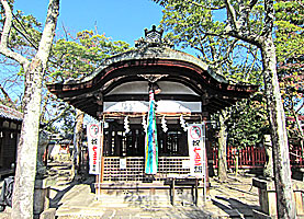 奈良町天神社幣殿正面