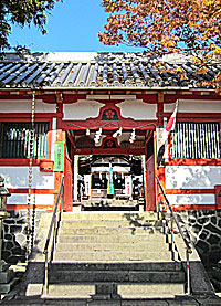 奈良町天神社割拝殿正面