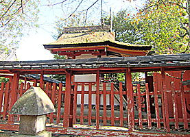 奈良町天神社本殿右側面