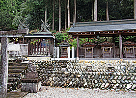 吉野杉箸神社社頭