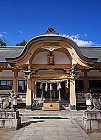 龍田神社拝所