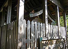 富雄恵美須神社社殿左側面