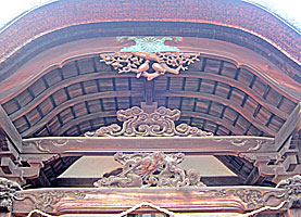 薬園八幡神社割拝殿懸魚