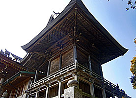 沖田神社本殿左背面