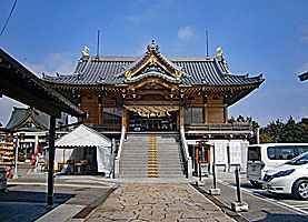 沖田神社拝殿遠景