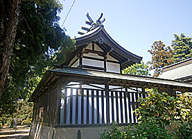 武蔵第六天神社本殿右背面