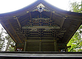 寶登山神社本殿背面