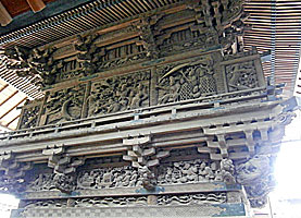 川越氷川神社本殿彫刻