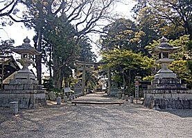 沙沙貴神社参道入口