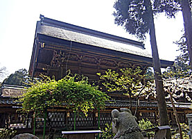 沙沙貴神社本殿左背面