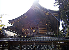沙沙貴神社本殿左側面