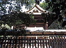 遠州龍尾神社本殿左側面
