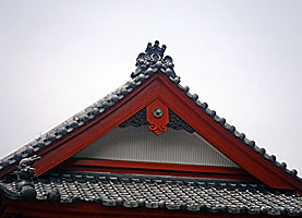 米之宮浅間神社拝殿破風