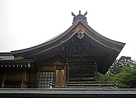 白鷺神社本殿左側面