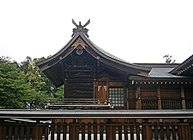 白鷺神社本殿右側面