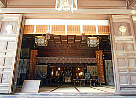 赤羽八幡神社拝所