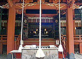 赤坂氷川神社拝所