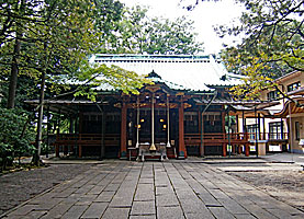 赤坂氷川神社拝殿正面