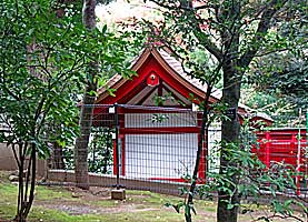 赤坂王子稲荷神社社殿右側面