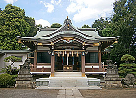 赤塚氷川神社拝殿正面