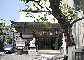 浅草橋須賀神社拝殿