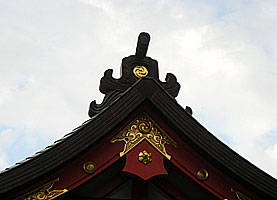 麻布氷川神社拝殿