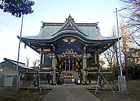 新宿諏訪神社拝殿