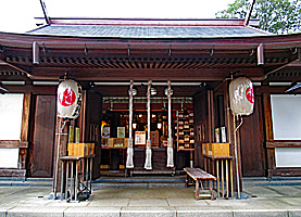 代田八幡神社拝所