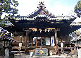 荏原神社拝殿正面