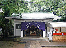 駒込富士神社拝殿正面