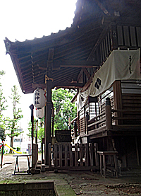 神明山天祖神社（八景天祖神社）拝殿向拝左側面