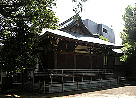 鳩森八幡神社拝殿