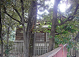 清瀬日枝神社・水天宮水天宮社殿右側面