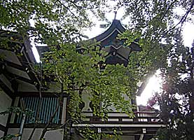 東墨田白髭神社本殿左側面