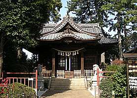 東玉川神社拝殿正面