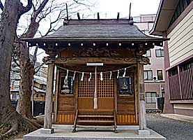 日野八幡神社社殿正面ｎ
